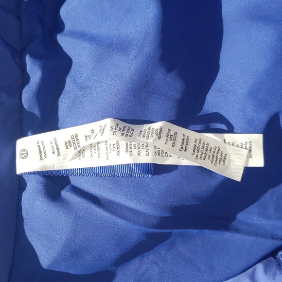Lululemon Wunder Puff Jacket Psychic Blue 4 nwt - Picture 7 of 11